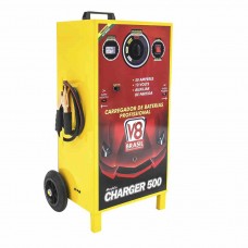 Carregador de Baterias 50 amperes Charger 500  V8 Brasil